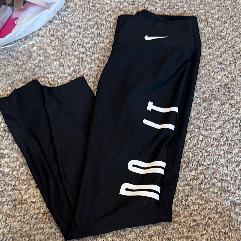 Nike Black and White Leggings